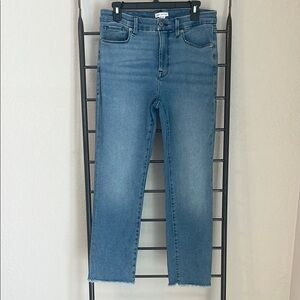 Good American Good legs Straight denim split pocket jeans
